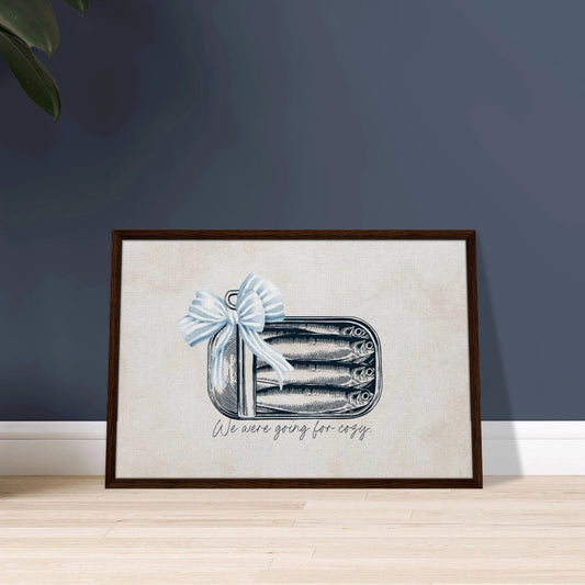 Going For Cozy Coastal Chic Sardine Wall Art - Out of Office Outfitters - Print Material