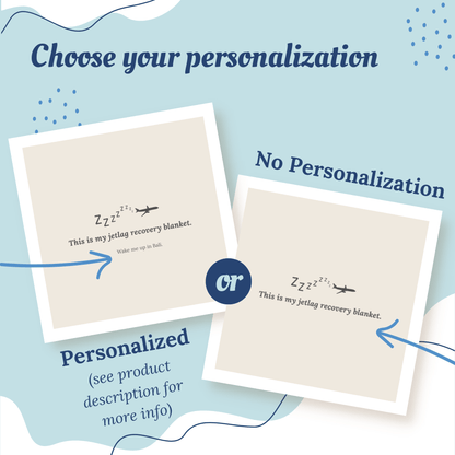 Jetlag Recovery Blanket - Warm Sherpa Travel Throw - Out of Office Outfitters - Home Decor