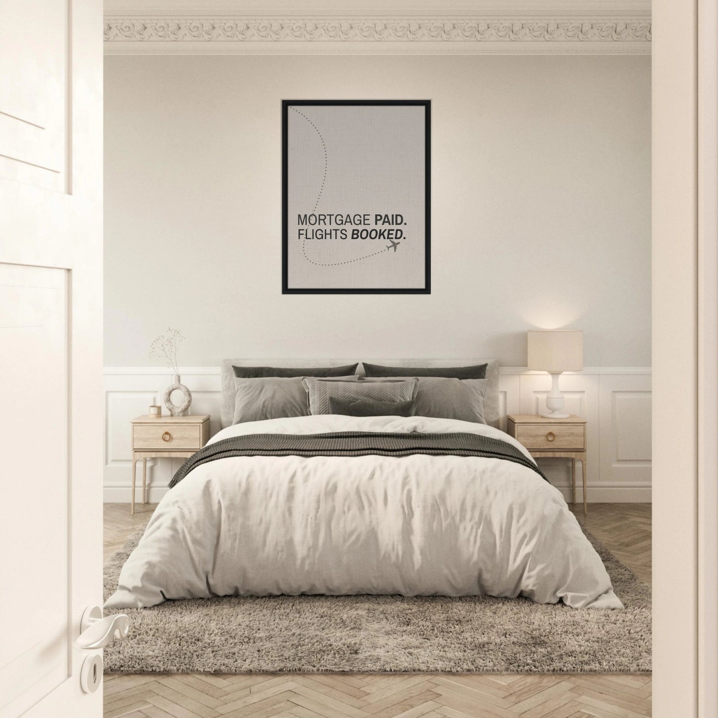 Mortgage Paid - Flights Booked - Out of Office Outfitters - Print Material