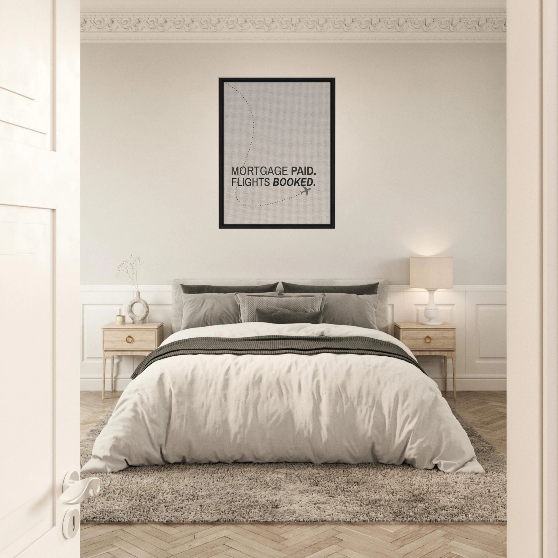 Mortgage Paid - Flights Booked - Out of Office Outfitters - Print Material
