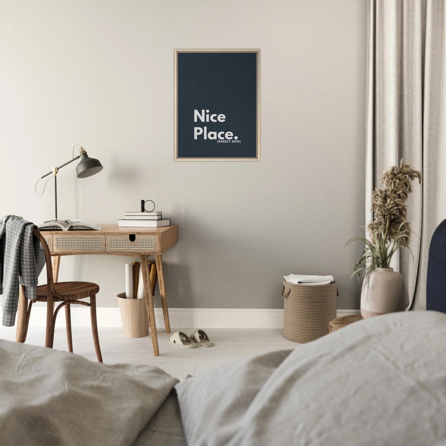 Nice Place. (Rarely Seen) Typography Canvas - Out of Office Outfitters - Print Material