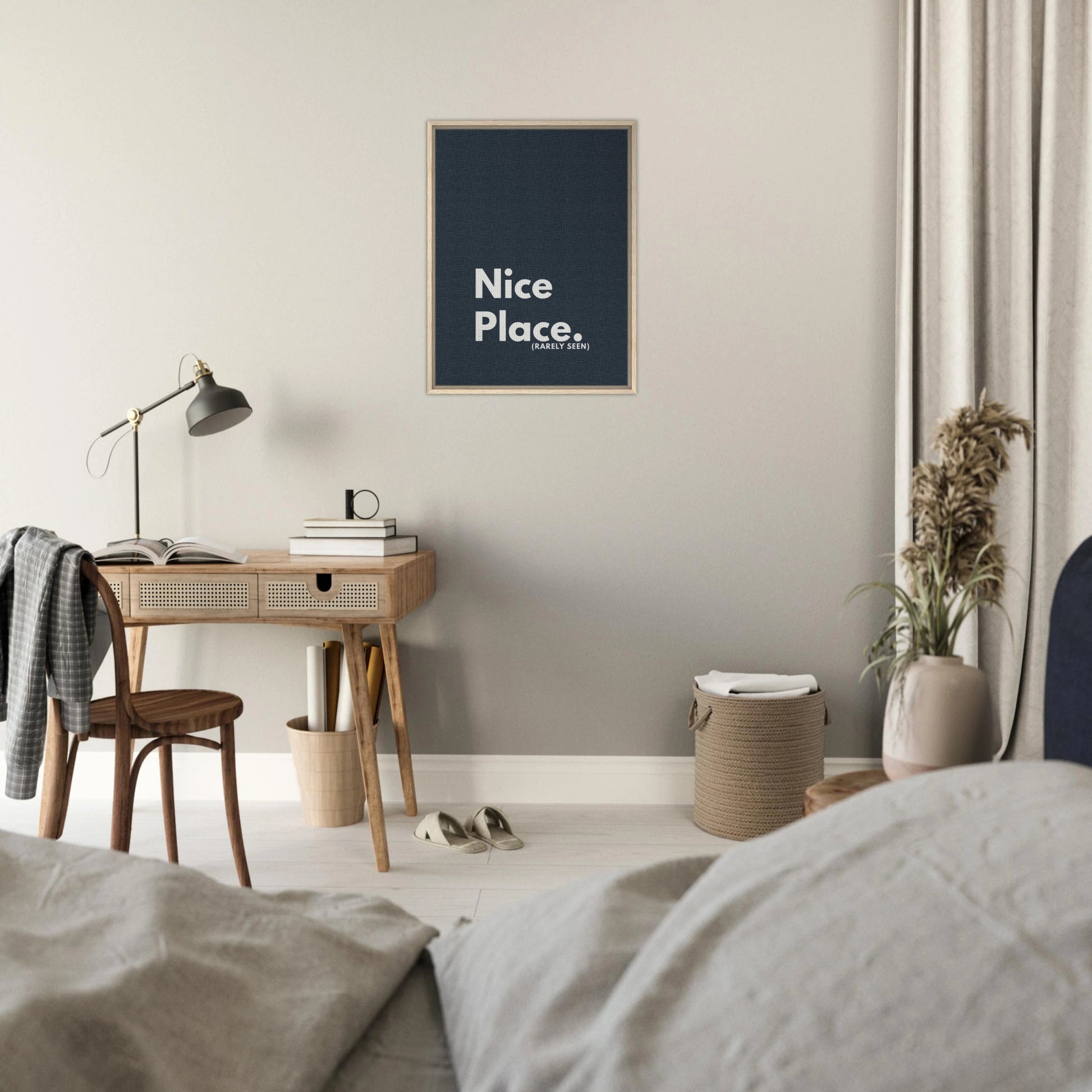 Nice Place. (Rarely Seen) Typography Canvas - Out of Office Outfitters - Print Material
