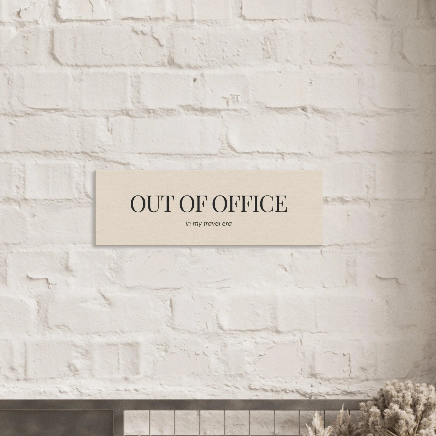 Out of Office Canvas Wall Art - Out of Office Outfitters - Print Material