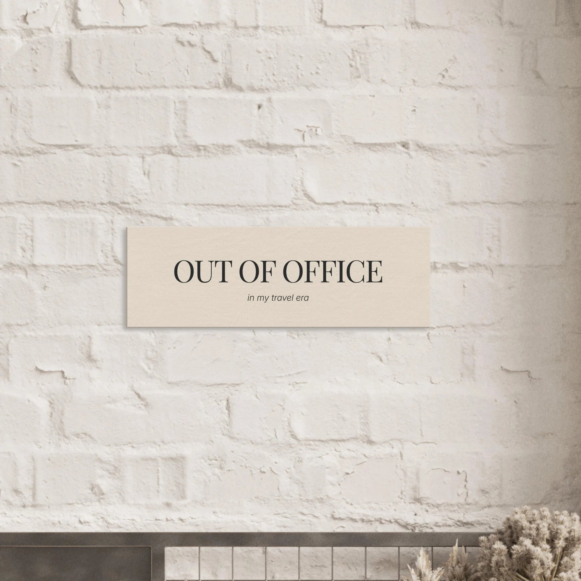 Out of Office Canvas Wall Art - Out of Office Outfitters - Print Material