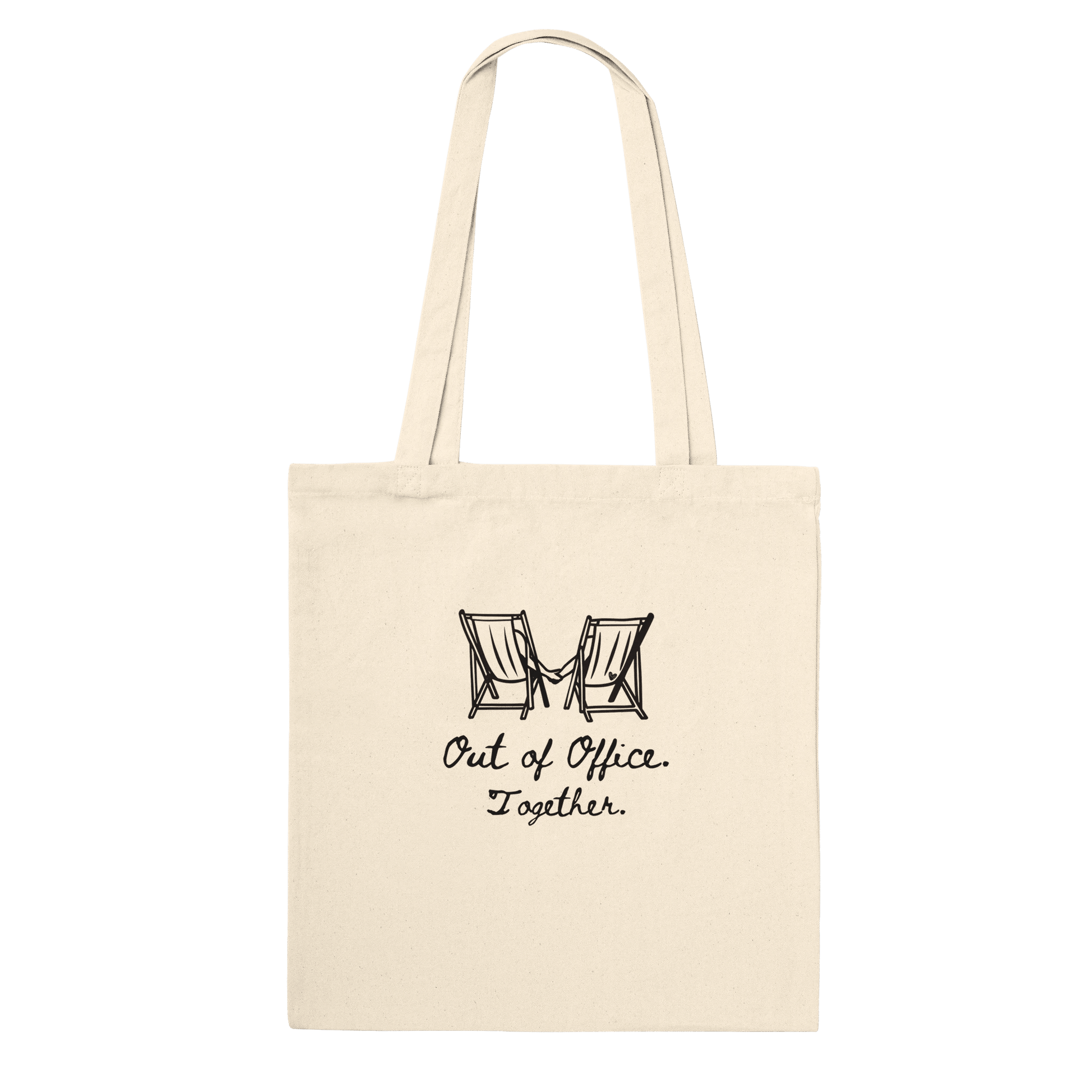 Out of Office Together Crew Only Tote - Out of Office Outfitters - Print Material