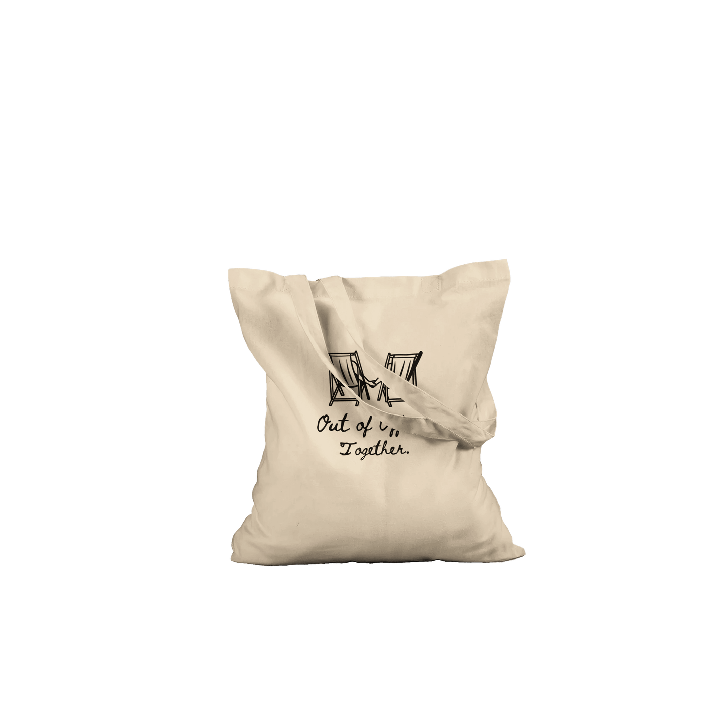 Out of Office Together Crew Only Tote - Out of Office Outfitters - Print Material