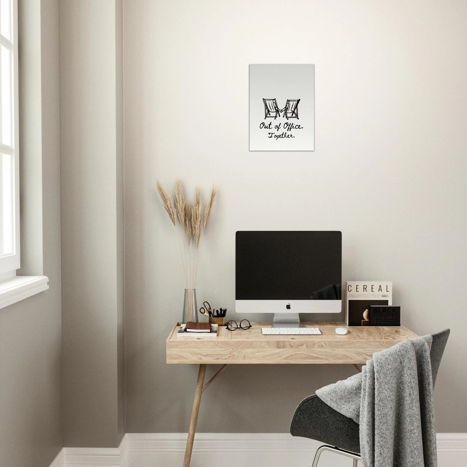 Out of Office Together - Travel Couple Art - Out of Office Outfitters - Print Material