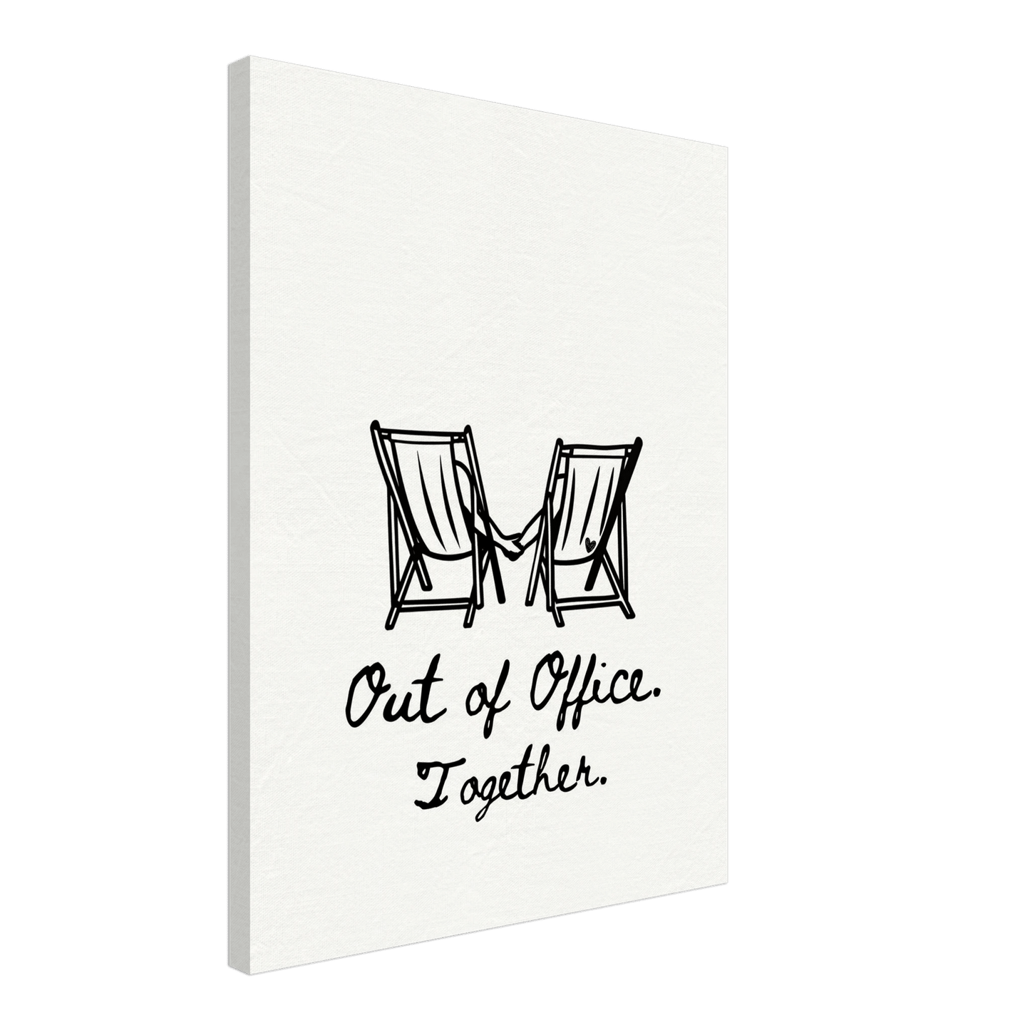 Out of Office Together - Travel Couple Art - Out of Office Outfitters - Print Material