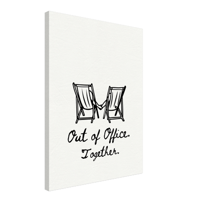 Out of Office Together - Travel Couple Art - Out of Office Outfitters - Print Material