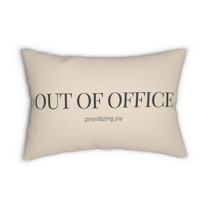 Out of Office - Travel Mindset Decorative Lumbar Pillow - Out of Office Outfitters - Home Decor