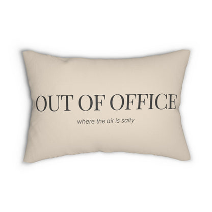 Out of Office - Travel Mindset Decorative Lumbar Pillow - Out of Office Outfitters - Home Decor