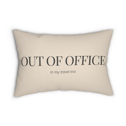 Out of Office - Travel Mindset Decorative Lumbar Pillow - Out of Office Outfitters - Home Decor
