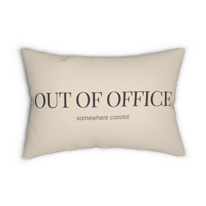 Out of Office - Travel Mindset Decorative Lumbar Pillow - Out of Office Outfitters - Home Decor