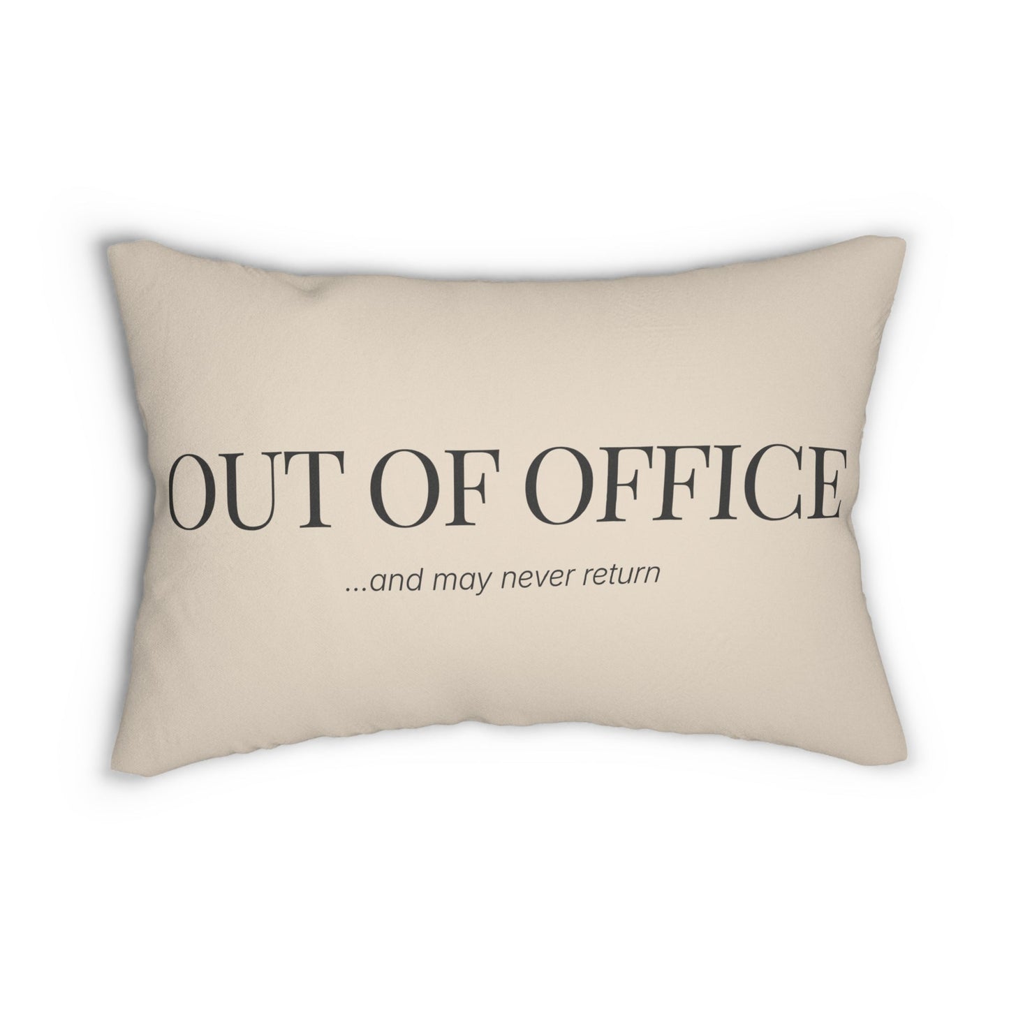 Out of Office - Travel Mindset Decorative Lumbar Pillow - Out of Office Outfitters - Home Decor