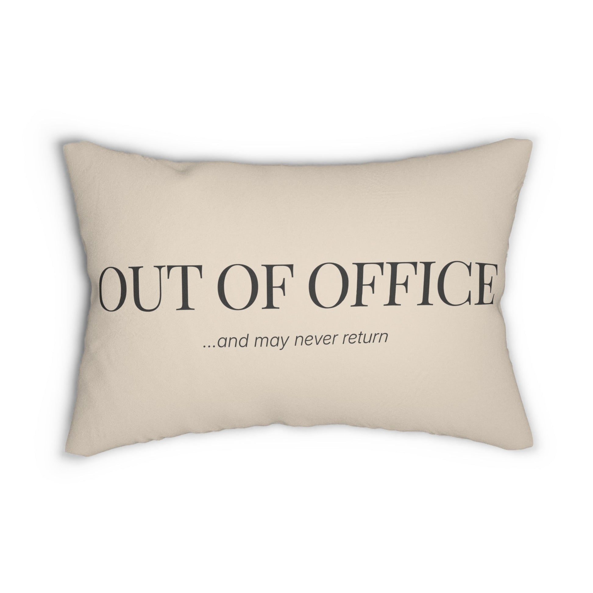 Out of Office - Travel Mindset Decorative Lumbar Pillow - Out of Office Outfitters - Home Decor