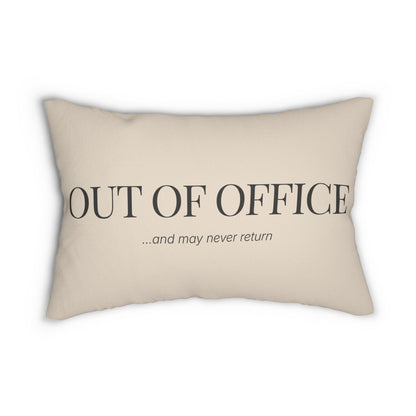 Out of Office - Travel Mindset Decorative Lumbar Pillow - Out of Office Outfitters - Home Decor