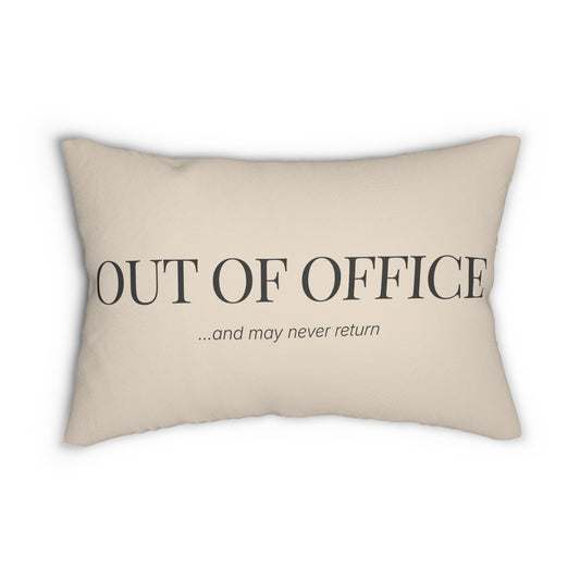 Out of Office - Travel Mindset Decorative Lumbar Pillow - Out of Office Outfitters - Home Decor