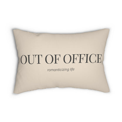Out of Office - Travel Mindset Decorative Lumbar Pillow - Out of Office Outfitters - Home Decor
