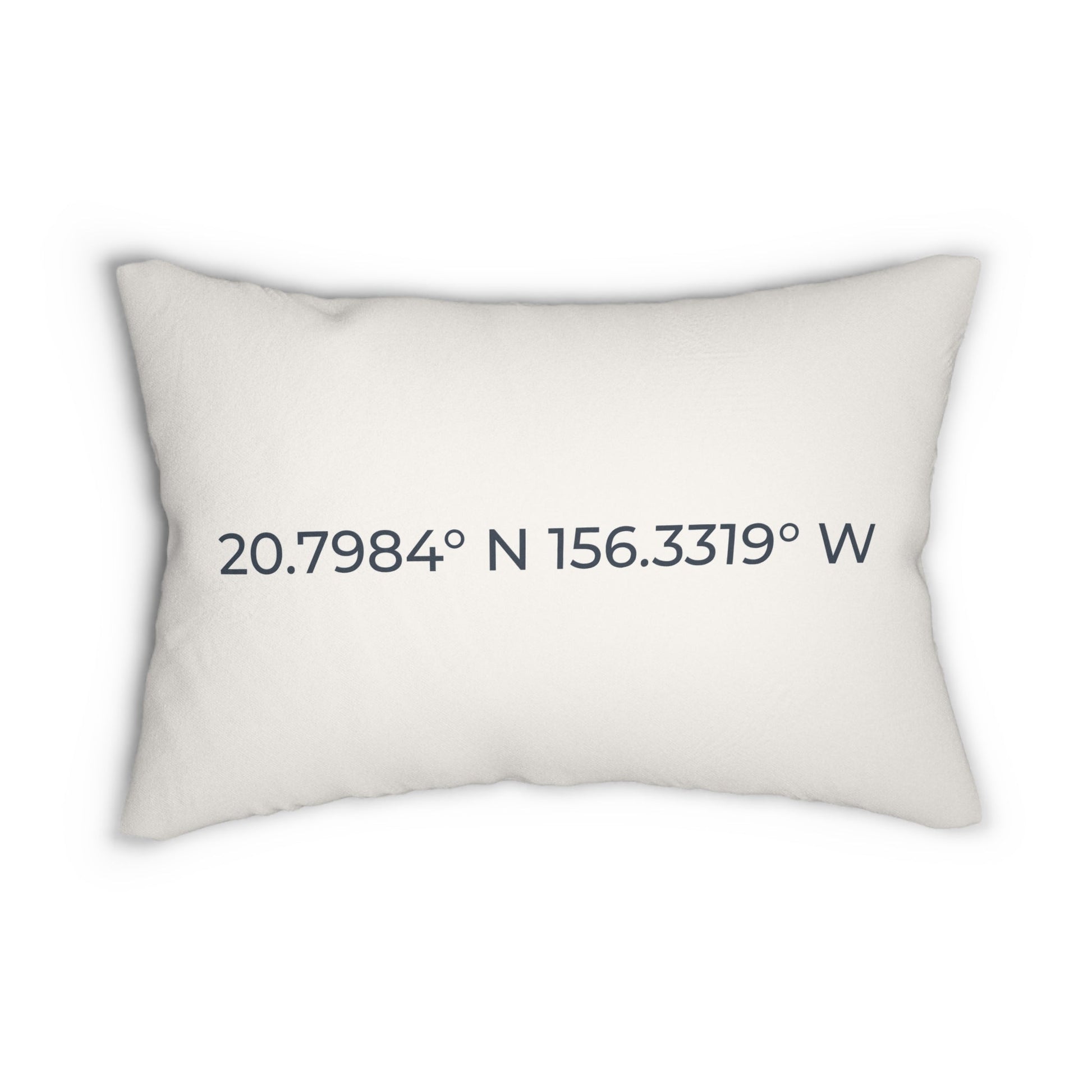 Personalized Coordinates - Favorite Place Decorative Lumbar Pillow - Out of Office Outfitters - Home Decor