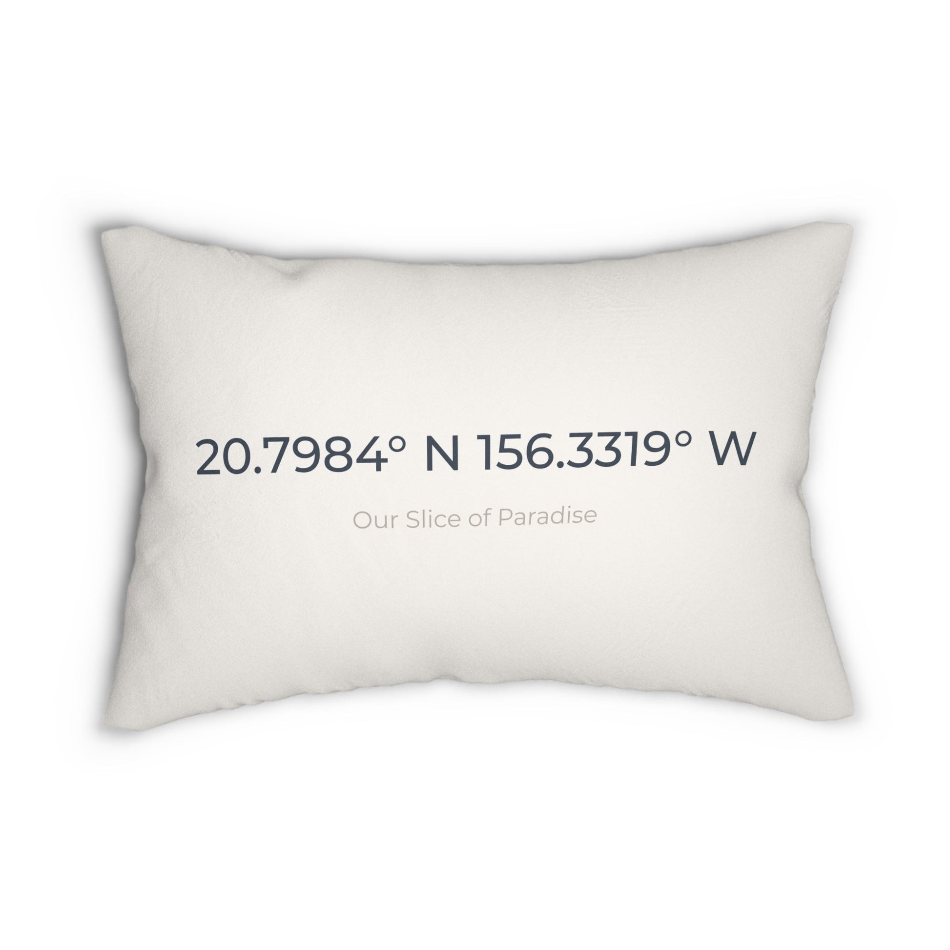 Personalized Coordinates - Favorite Place Decorative Lumbar Pillow - Out of Office Outfitters - Home Decor