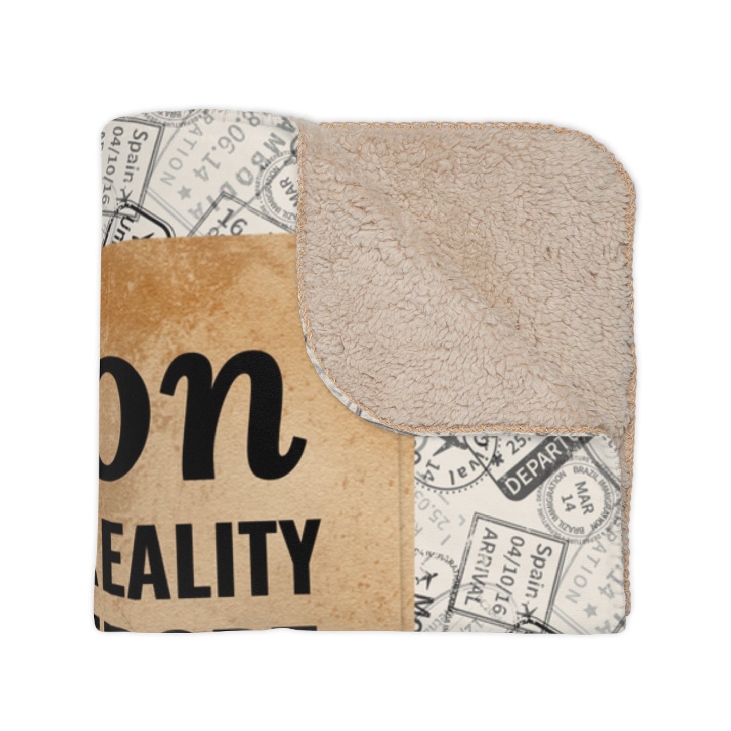 Personalized Expectations vs. Reality Blanket – Sherpa Travel Memory Throw - Out of Office Outfitters - Home Decor