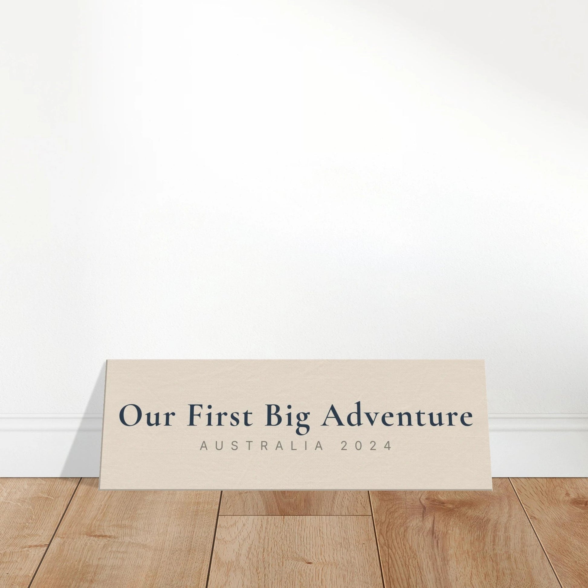 Personalized Milestone Travel Canvas Wall Art - Out of Office Outfitters - Print Material