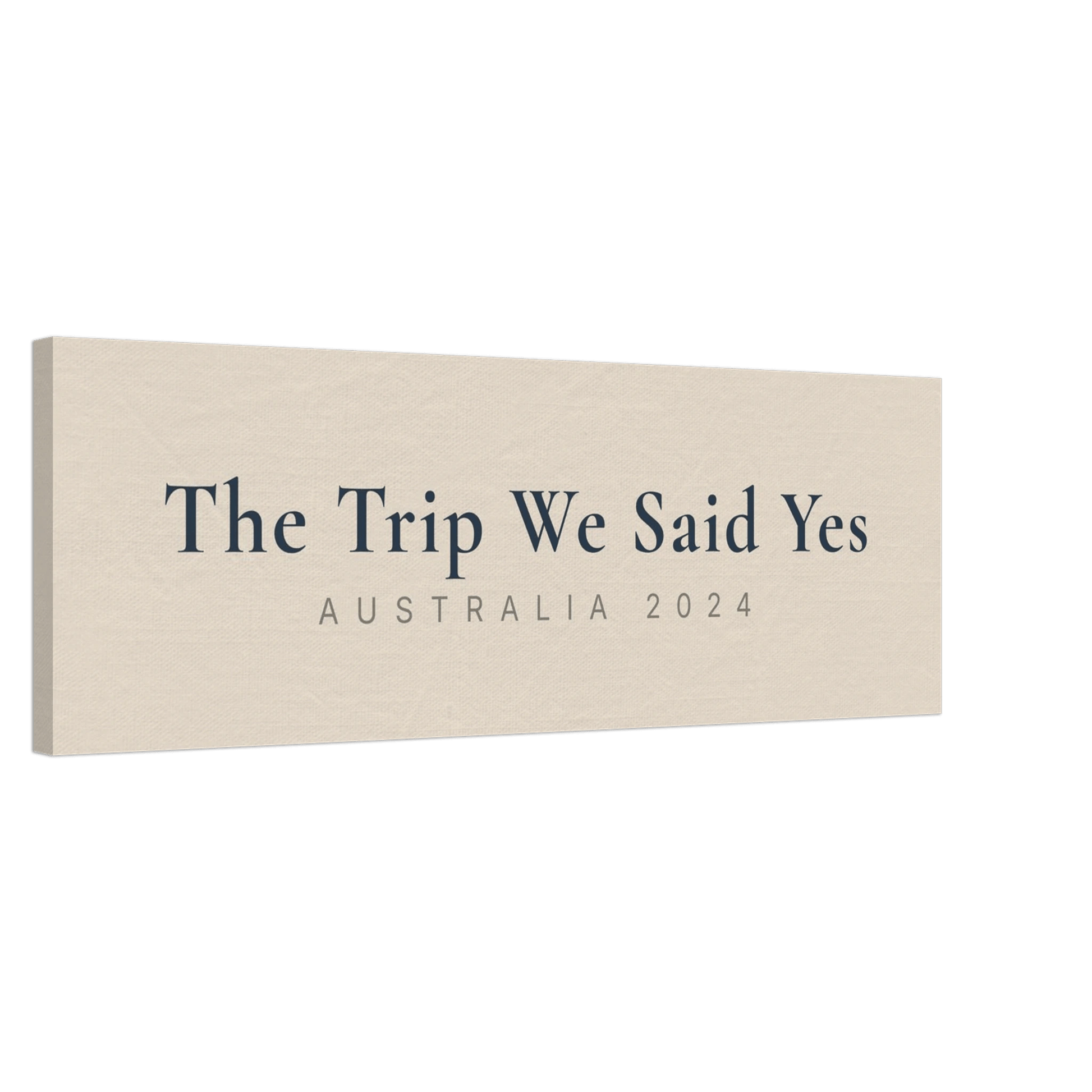 Personalized Milestone Travel Canvas Wall Art - Out of Office Outfitters - Print Material