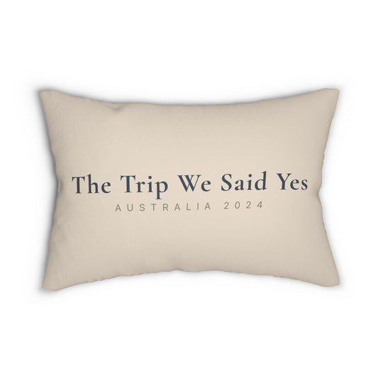 Personalized Milestone Travel Decorative Lumbar Pillow - Out of Office Outfitters - Home Decor