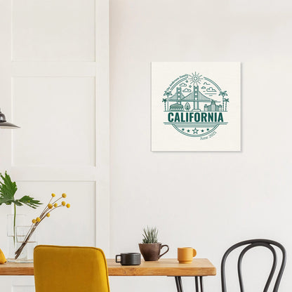 Personalized Travel Canvas – California Wall Art - Out of Office Outfitters - Home Decor