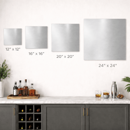 Salud Taberna Brushed Aluminum Bar Sign - Out of Office Outfitters - Print Material