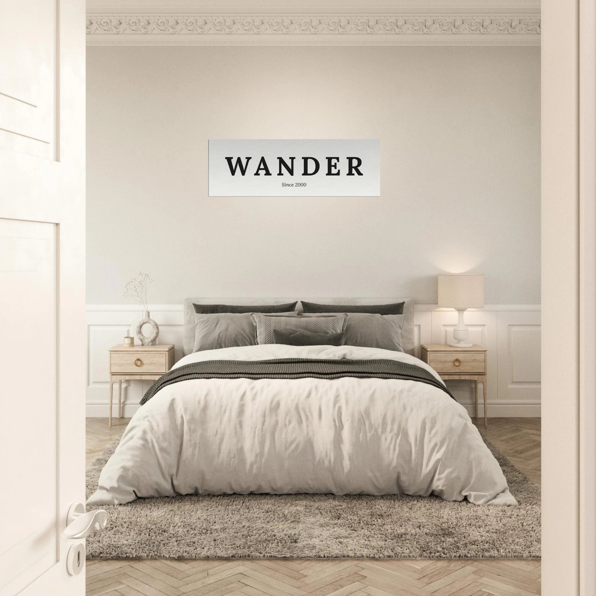 Single Word Travel Identity - Personalized Minimalist Canvas Wall Art - Out of Office Outfitters - Print Material