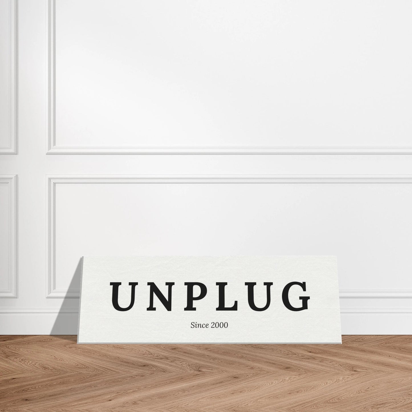 Single Word Travel Identity - Personalized Minimalist Canvas Wall Art - Out of Office Outfitters - Print Material