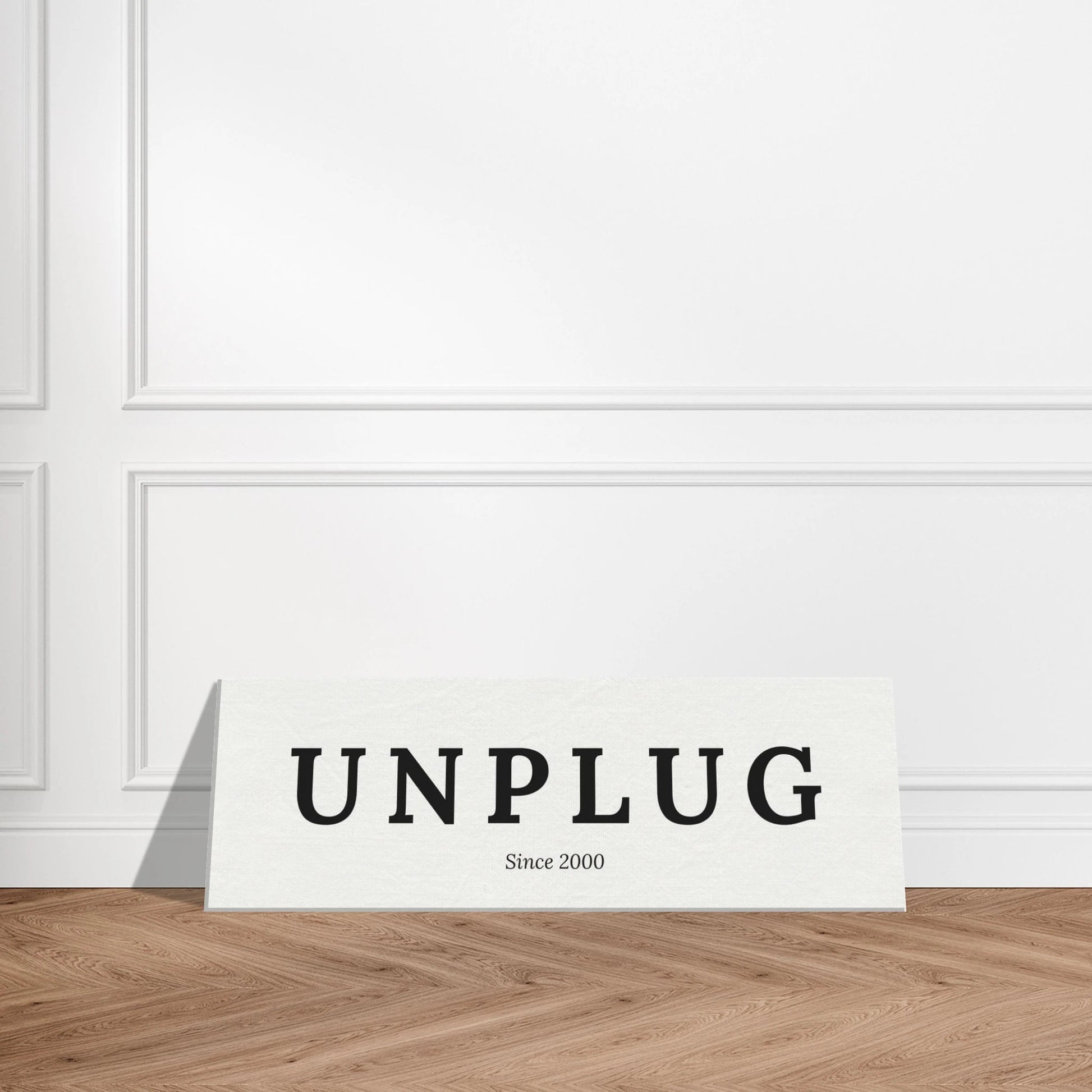 Single Word Travel Identity - Personalized Minimalist Canvas Wall Art - Out of Office Outfitters - Print Material