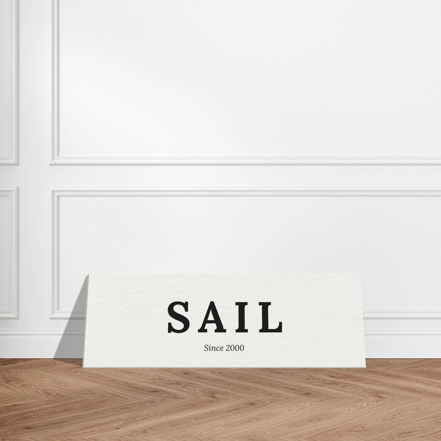 Single Word Travel Identity - Personalized Minimalist Canvas Wall Art - Out of Office Outfitters - Print Material