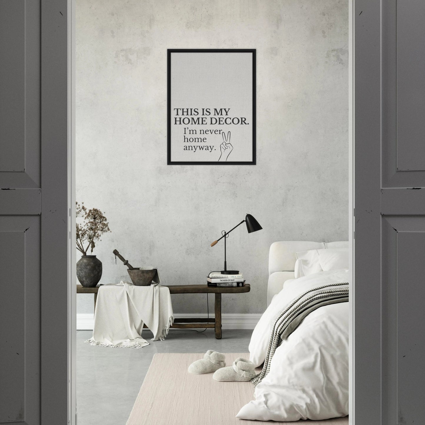 This is my Home Decor Typography Canvas - Out of Office Outfitters - Print Material