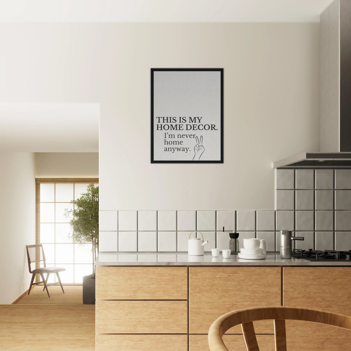 This is my Home Decor Typography Canvas - Out of Office Outfitters - Print Material