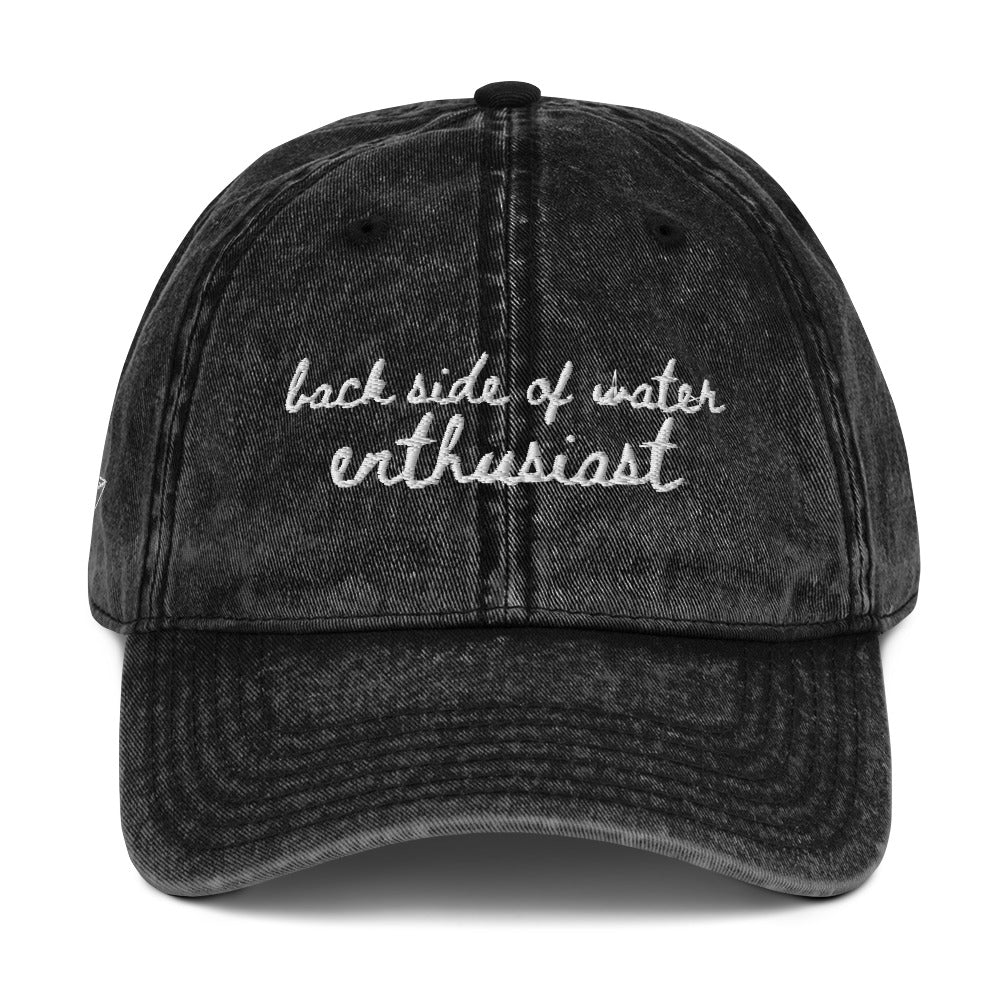 "Back side of water enthusiast" Funny Travel Hat for Theme Park Lovers - mock up