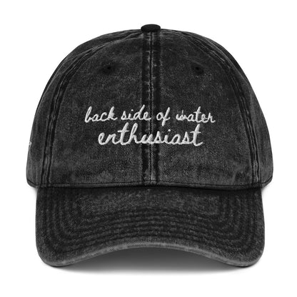 "Back side of water enthusiast" Funny Travel Hat for Theme Park Lovers - mock up