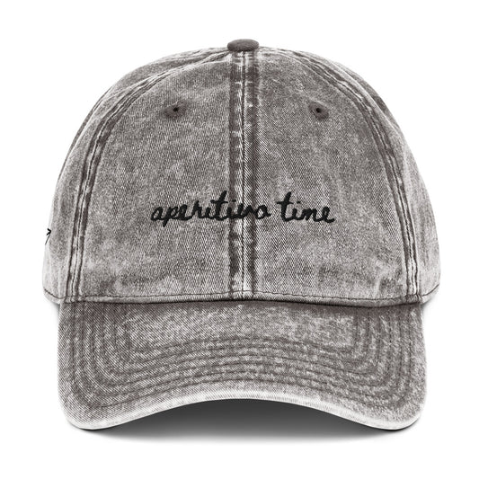 "Aperitivo Time" - Funny travel hat for foodies - mock up
