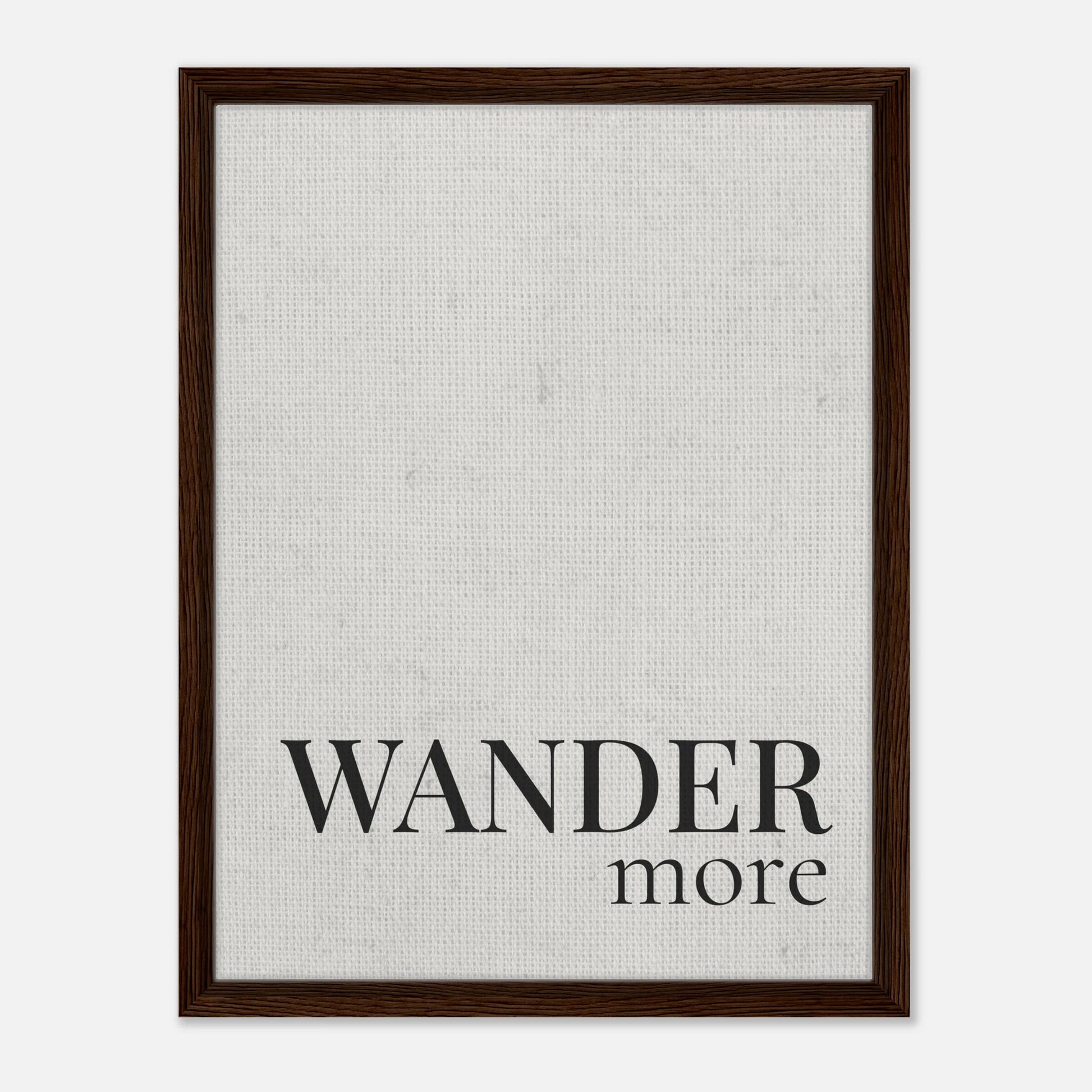 Wander More Canvas Wall Art - Out of Office Outfitters - Print Material