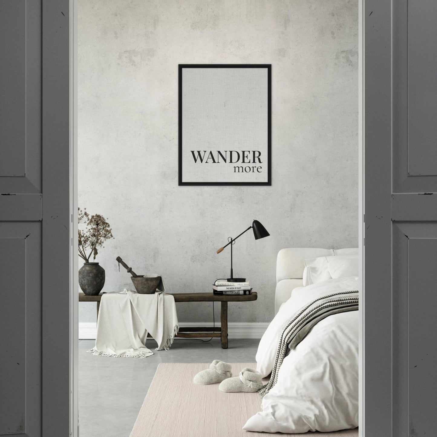 Wander More Canvas Wall Art - Out of Office Outfitters - Print Material