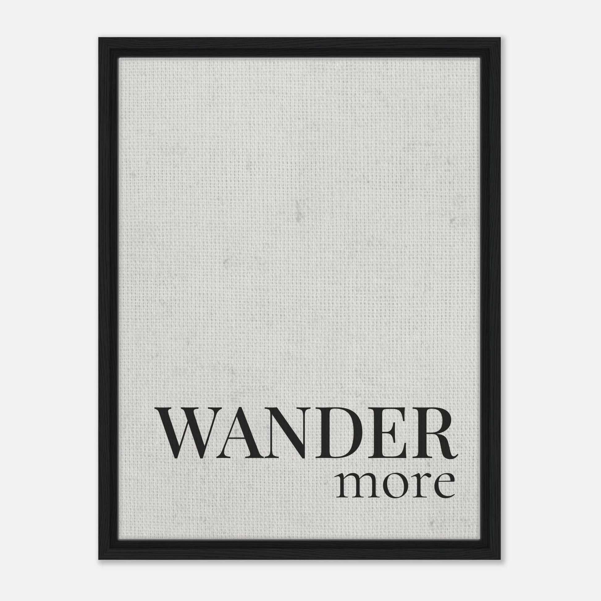 Wander More Canvas Wall Art - Out of Office Outfitters - Print Material