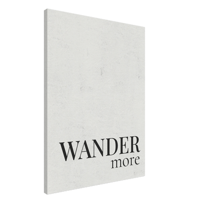 Wander More Canvas Wall Art - Out of Office Outfitters - Print Material