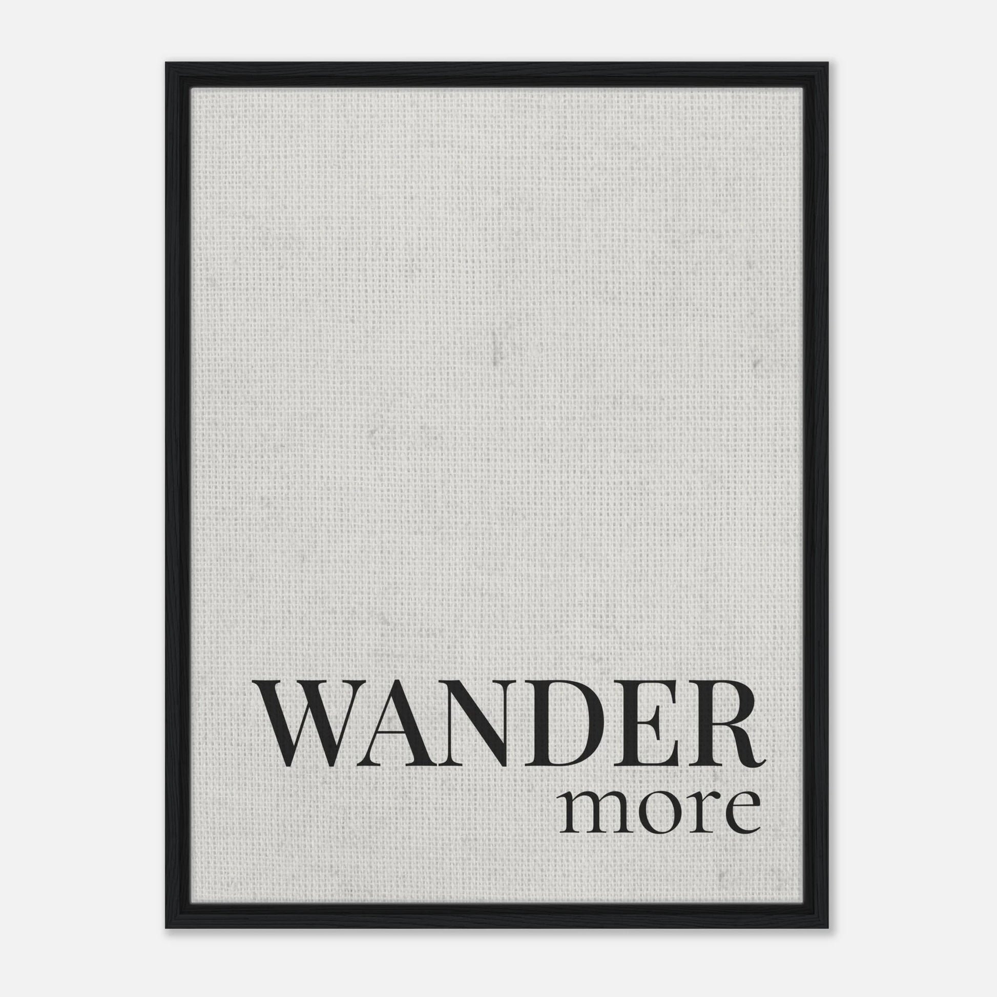 Wander More Canvas Wall Art - Out of Office Outfitters - Print Material