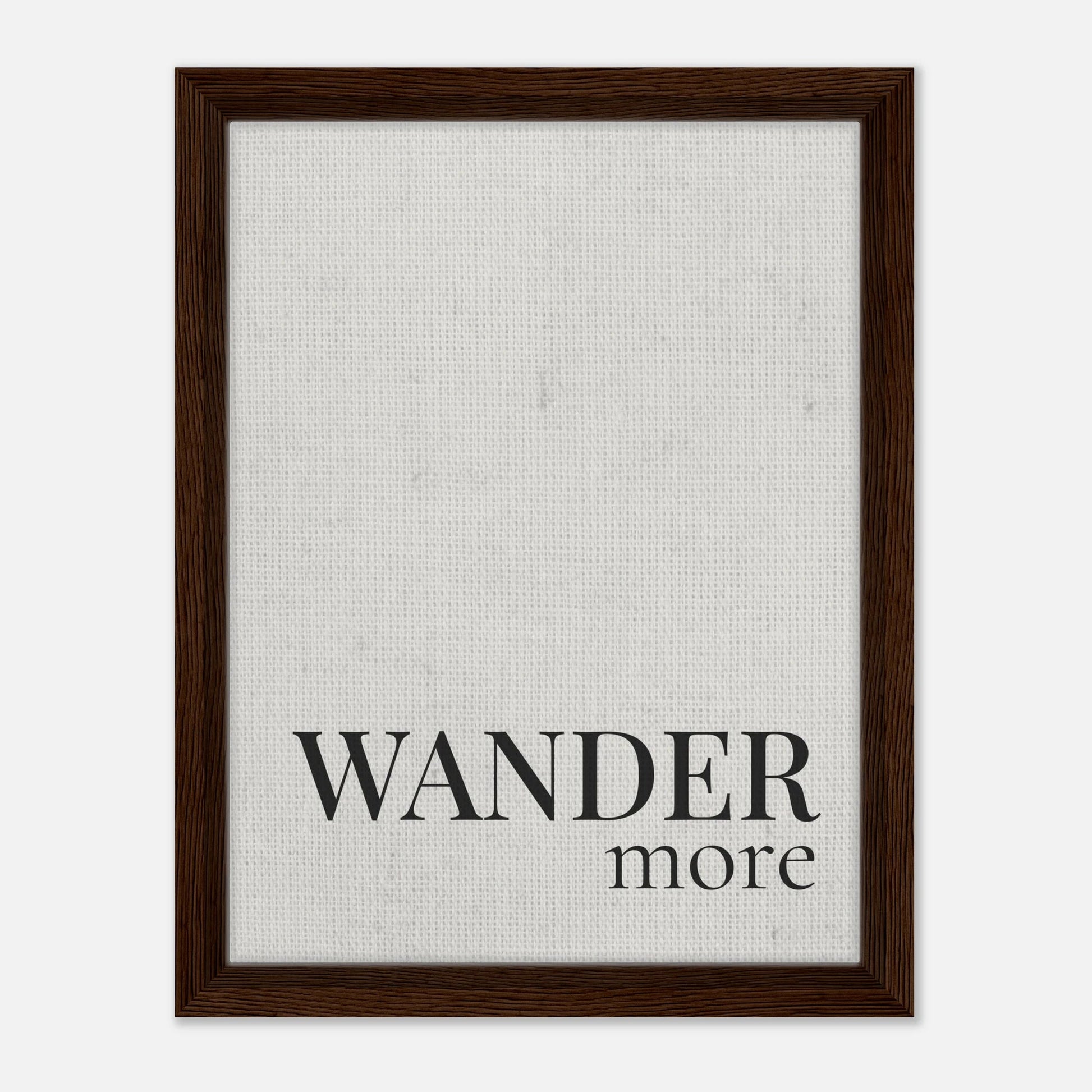 Wander More Canvas Wall Art - Out of Office Outfitters - Print Material