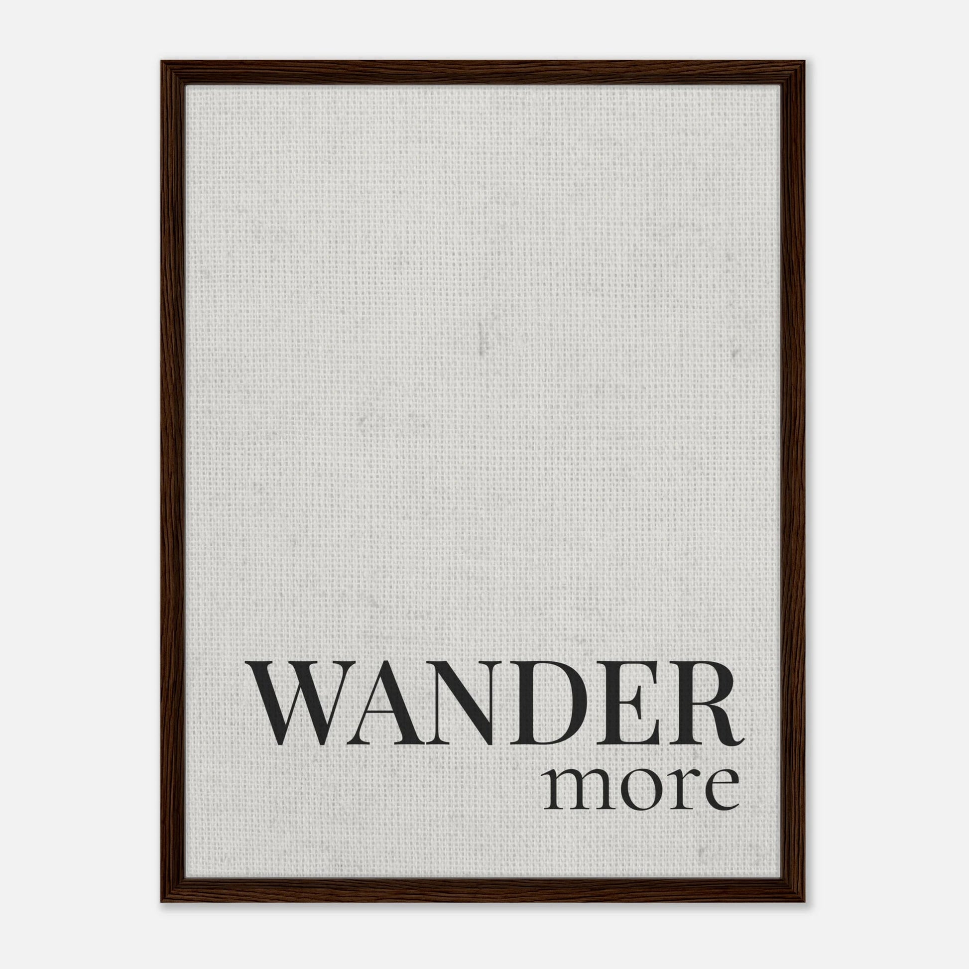Wander More Canvas Wall Art - Out of Office Outfitters - Print Material